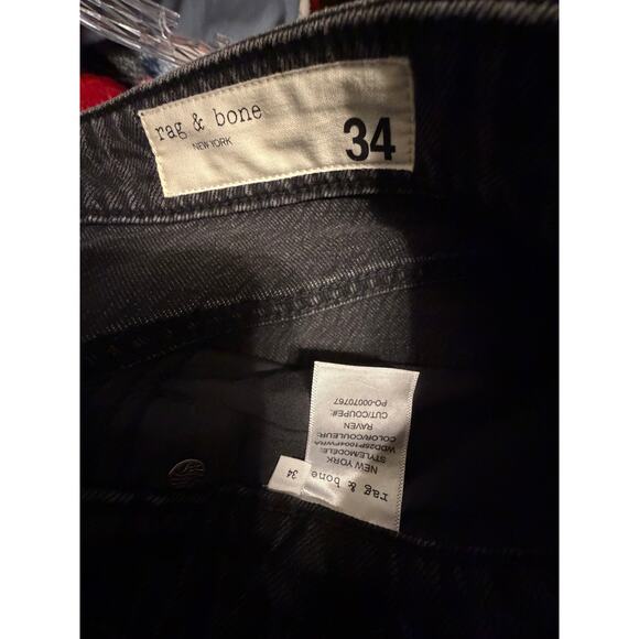 Rag & Bone The Logan Mid-Rise Wide Leg Featherweight Jeans Sz 34  NWT - Picture 5 of 5